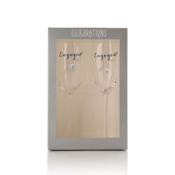 Engaged Champagne Flute Pair2