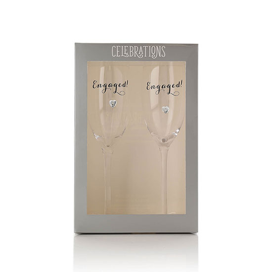 Engaged Champagne Flute Pair2