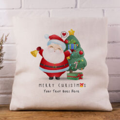 Santa Claus Personalised Christmas Cushion