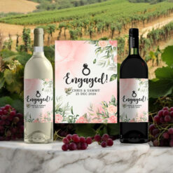 Engaged Wine Floral Delight