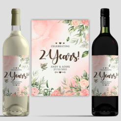 Anniversary Wine - Floral Delight