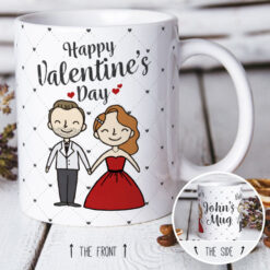Happy Valentines day mug
