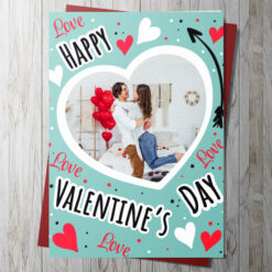 Love Valentine Day Card With Photo Upload