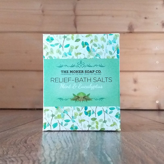 Mint & Eucalyptus Relief Bath Salts Jar2