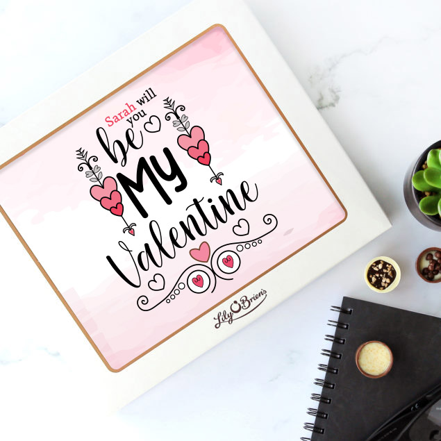 Will You Be My Valentine Personalised Chocolates
