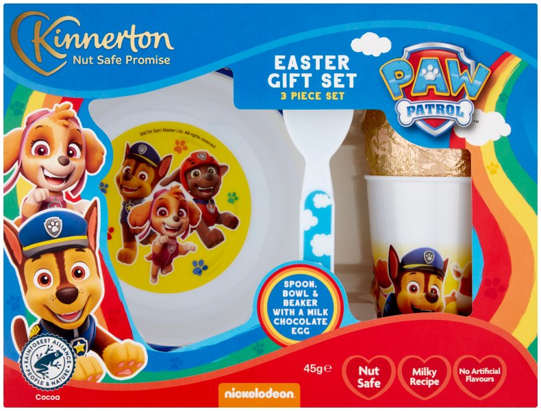 Paw Patrol 3 Piece Mealtime Set & Egg