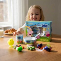 Peppa Pig 3 Piece Mealtime Set & Egg