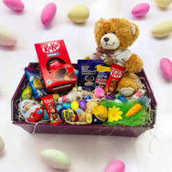 Some-Bunny Special Easter Egg & Personalised Teddy Hamper