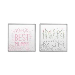 Square Glitter Water Frame