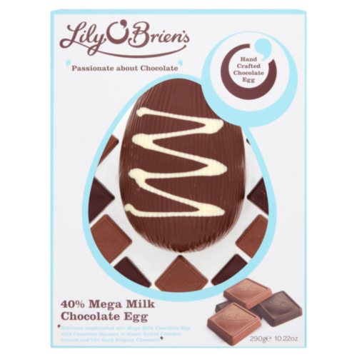 Lilly O' Brien's Mega Milk Chocolate Egg 290g Chocolate Egg