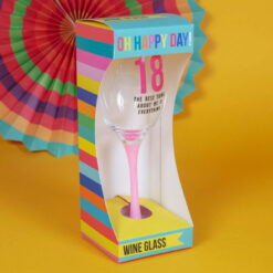 Oh Happy Day Wine Glass 18