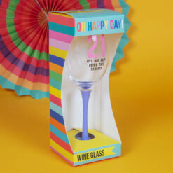 Oh Happy Day Wine Glass 21