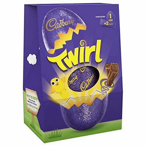 Cadbury Twirl Large Easter Egg Chocolates Delivered Ireland