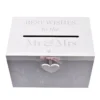 Wedding White Thank You Card Box - "Best Wishes"