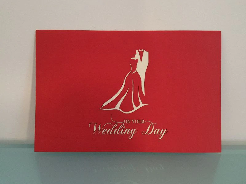 On Your Wedding Day - Irish Made Pop Up Cards 2