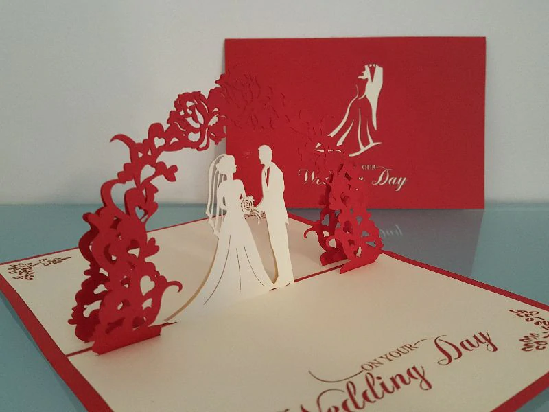 On Your Wedding Day - Irish Made Pop Up Cards