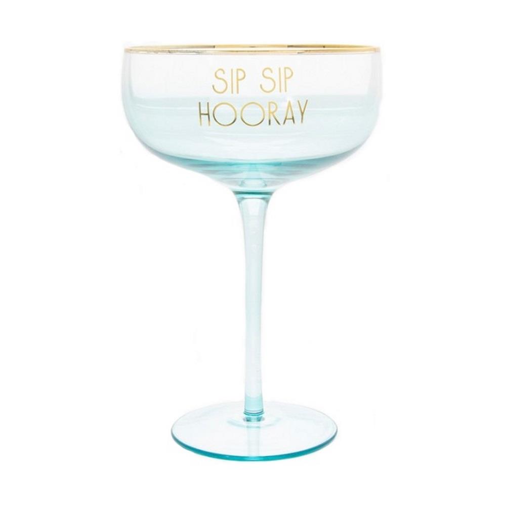 Sip Sip Hooray Gin Glass in Gift Box