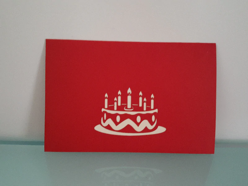 Happy Birthday Cake - Irish Made Pop Up Card2