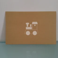 Baby Train New Baby - Irish Made Pop Up Card