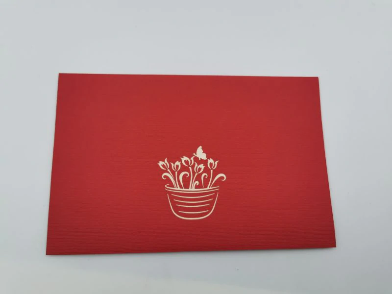Tulip Basket Any Occasion - Irish Made Pop Up Card2
