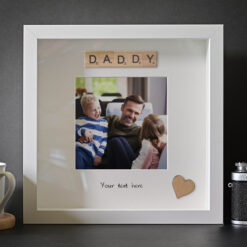 Father's Day Scrabble Box Frame