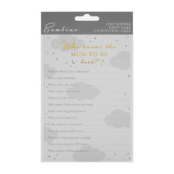 Baby Shower "Who Knows Mum Best" Baby Shower Cards