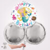 Mermaid Happy Birthday Foil Balloon Bouquet