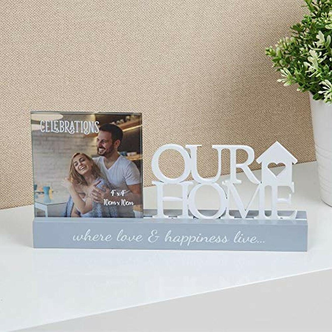 Our Home Celebrations Cut Out Photo Frame 4x4