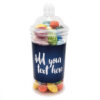 Add Your Text Personalised Sweet Jar - Blue