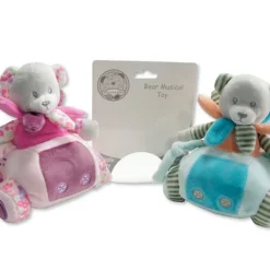 Baby Musical Bear in Car Pull Toy