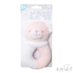 Pink Bear Rattle