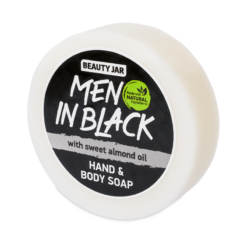 Men in Black Soap Bar with Almond Sweet Oil