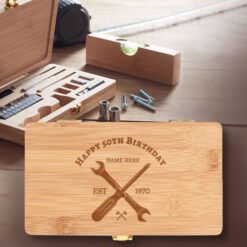 Happy Birthday Toolbox - Engraved