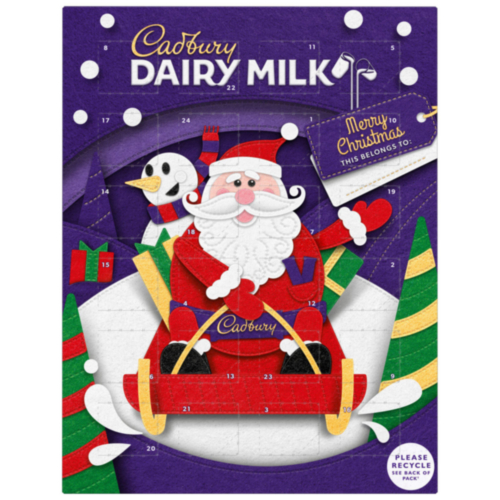 Cadbury Dairy Milk Chocolate Christmas Advent Calendar