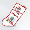 White Christmas Stocking - Personalised