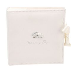 Luxurious Faux Suede Wedding Day Photo Album (5 x 7)