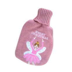 Fairy Pink Merry Christmas Hot Water Bottle