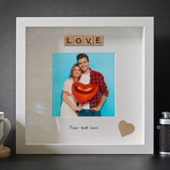 Love Scrabble Box Frame Gift