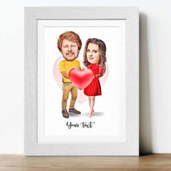 with love caricature