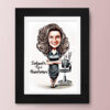 Hairdresser Caricature