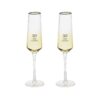 Amore Set of Two 50th Anniversary Flute Glasses in Gift Box