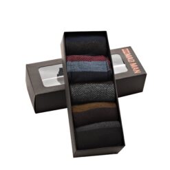Striped Set of Socks in Gift Box - 5 Pair