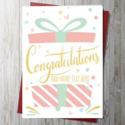 Congratulations Card - Personalised