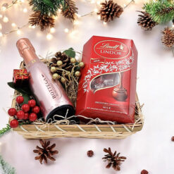 The Mini Luscious Lindor Red Christmas Delight Hamper