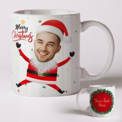 Merry Christmas Santa or Elf Mug (Upload Image)