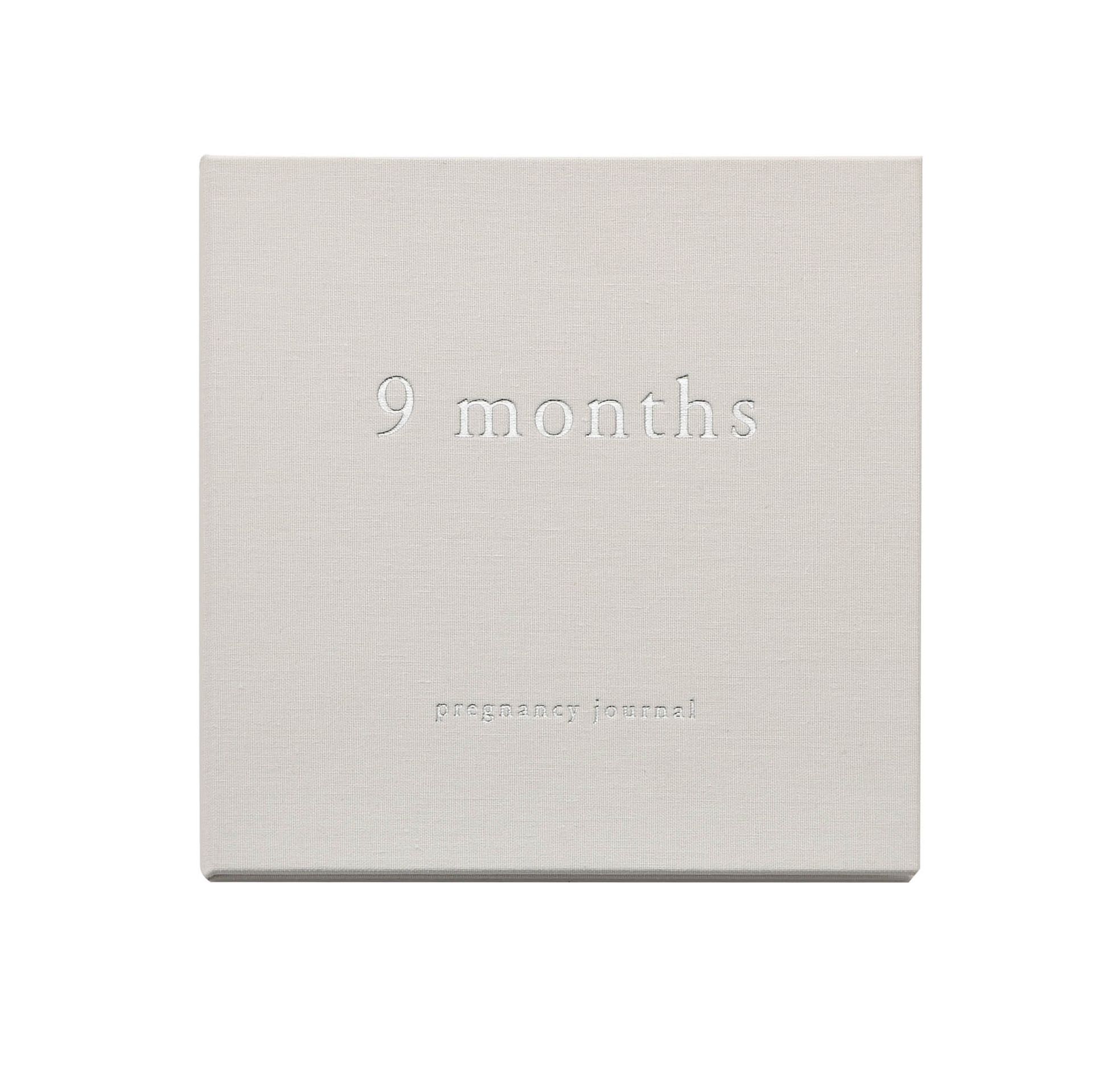Linen Pregnancy Journal - 9 Months