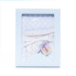 Blue Double Layer Blanket in Gift Box