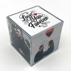 Love You Forever Photo Cube