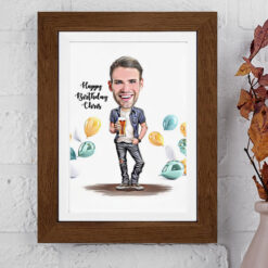 Celebration Caricature for Him