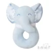 Blue Elephant Rattle Toy